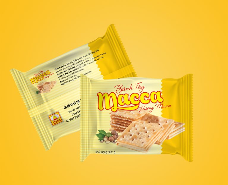 Download Mockup bao bì túi Bánh Quy