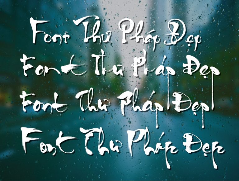 Download Font Thư Pháp cực đẹp được Ông Đồ viết