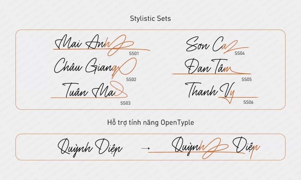 Font Sarion việt hoá - Font Sarion chữ ký đẹp miễn phí
